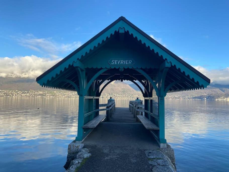 Bel Apt Terrasse A 2 Pas Du Lac Sévrier Eksteriør billede